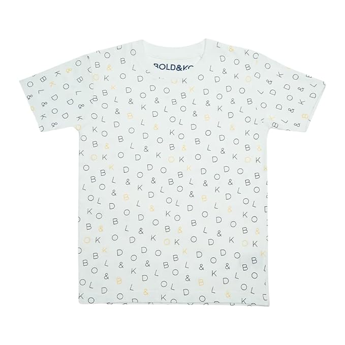 BOLD&KO unisex-child Signature T shirts